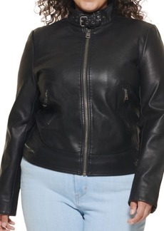 levi's Racer Faux Leather Jacket in Black at Nordstrom