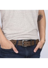 Levi's Reversible Casual Men's Belt with Embossed Strap - Brown/Black