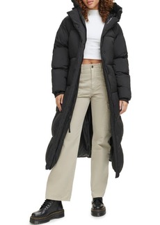 levi's Side Zip Hooded Maxi Puffer Jacket