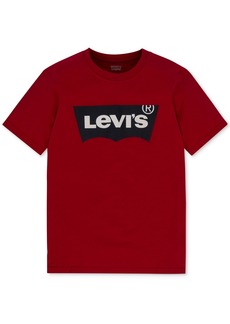 Levi's Levis Toddler Boys Batwing Logo Graphic-Print Cotton T-Shirt - Team Red