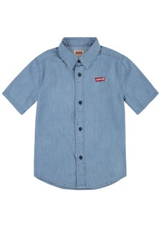 Levi's Toddler Boys Short Sleeve Woven Button-Up Shirt - In Transit