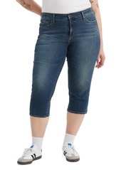 Levi's Trendy Plus Size 311 Shaping Skinny Capri Jeans - Lapis Level