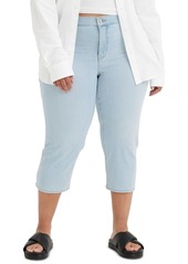 Levi's Trendy Plus Size 311 Shaping Skinny Capri Jeans - Lapis Level