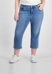 Levi's Trendy Plus Size 311 Shaping Skinny Capri Jeans - Slate Freeze