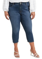 Levi's Trendy Plus Size 311 Shaping Skinny Capri Jeans - Slate Freeze