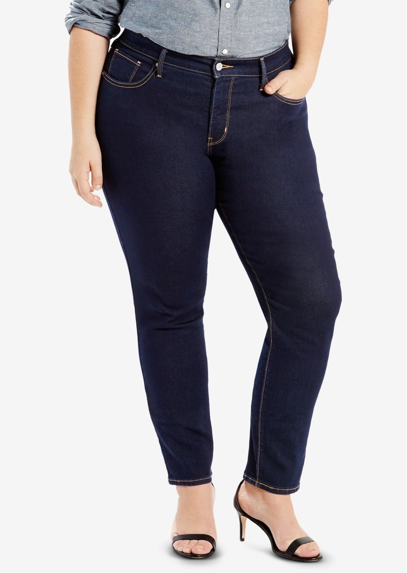 Levi's Trendy Plus Size 311 Shaping Skinny Jeans - Darkest Sky