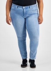 Levi's Trendy Plus Size 314 Mid-Rise Shaping Straight-Leg Jeans - Lapis Gem