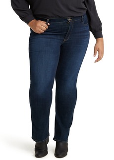 Levi's Trendy Plus Size 415 Classic Bootcut Jeans - Cobalt Distress