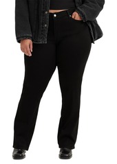 Levi's Trendy Plus Size 415 Classic Bootcut Jeans - Soft Black