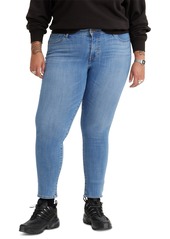 Levi's Trendy Plus Size 711 Skinny Jeans - Cobalt Overboard