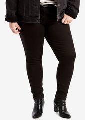 Levi's Trendy Plus Size 711 Skinny Jeans - Cobalt Overboard
