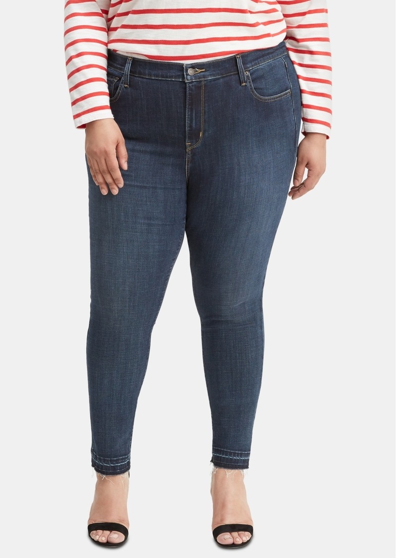 Levi's Trendy Plus Size 721 High-Rise Skinny Jeans - Blue Story