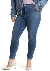 Levi's Trendy Plus Size 721 High-Rise Skinny Jeans - Black Peony