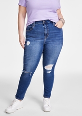 Levi's Trendy Plus Size 721 High-Rise Skinny Jeans - Straight Through