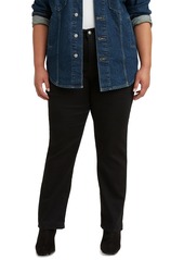 Levi's Trendy Plus Size 724 High-Rise Straight-Leg Jeans - Cast Shadows