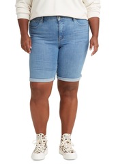 Levi's Trendy Plus Size Classic Bermuda Shorts - Lapis Midnight