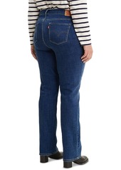 Levi's Trendy Plus Size Classic Straight Leg Jeans - Lapis Dark