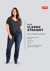 Levi's Trendy Plus Size Classic Straight Leg Jeans - Lapis Speed
