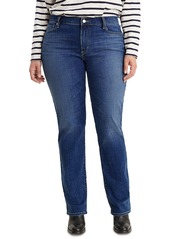 Levi's Trendy Plus Size Classic Straight Leg Jeans - Lapis Topic