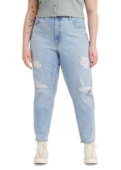 Levi's Trendy Plus Size Women's High-Waisted Mom Jeans - Shred Of Dignity