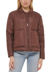 Levi's Trendy Women's Onion Quilted Liner Jacket - Chocolate Brown