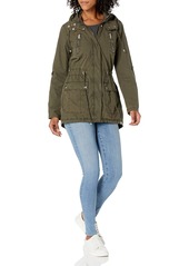 Levi's Women Cotton Hooded Anorak Jacket (Standard & Plus Sizes)