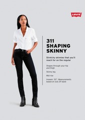 Levi's Women's 311 Mid Rise Shaping Skinny Jeans - Black