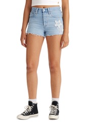 Levi's Women's 501 Button Fly Cotton High-Rise Denim Shorts - Ojai Top