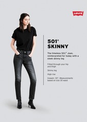 Levi's Women's 501 High Rise Skinny Jeans - Off Topic