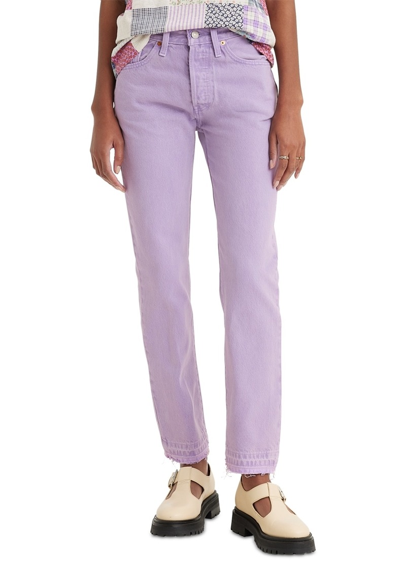 Levi's Women's 501 Original-Fit Straight-Leg Jeans - Purple Rose