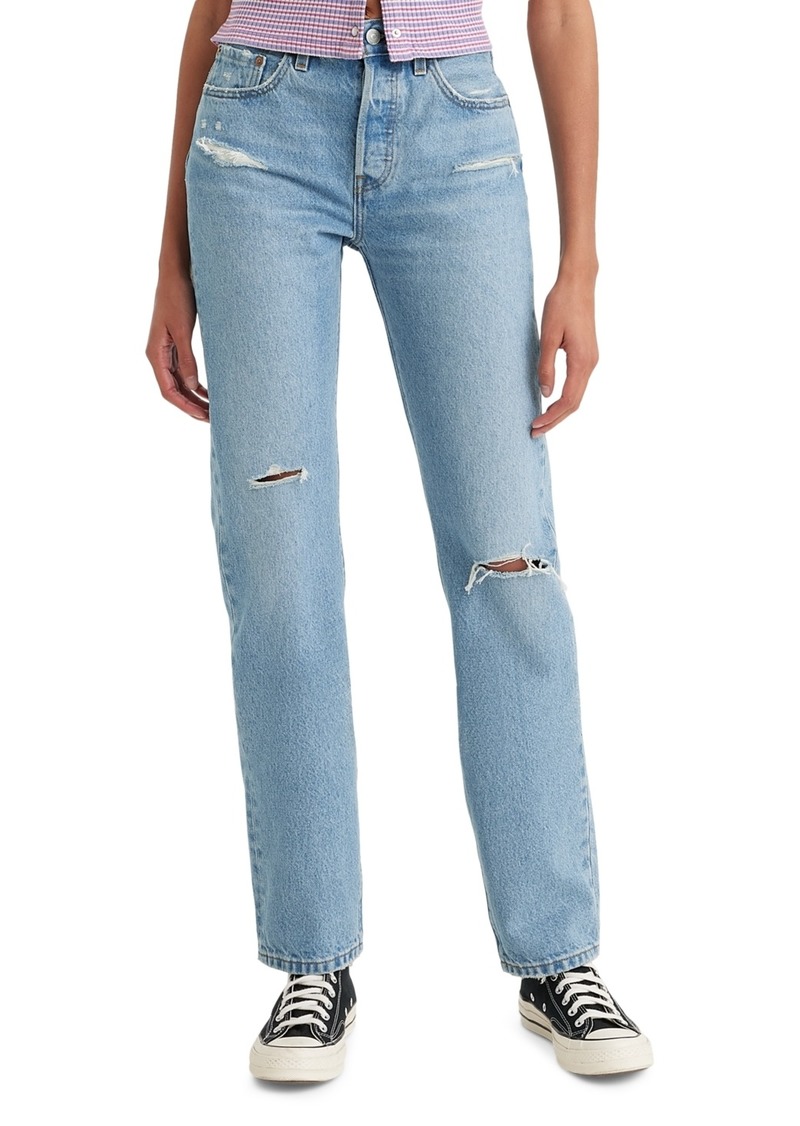 Levi's Women's 501 Original-Fit Straight-Leg Jeans - Lane Change