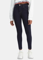 Levi's Women's 720 High Rise Super Skinny Jeans in Short Length - Blackest Night