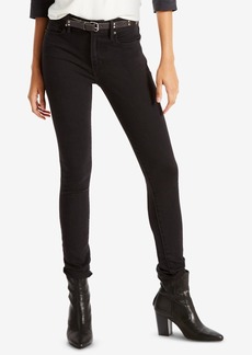 Levi's Women's 721 High-Rise Skinny Jeans in Long Length - Soft Black