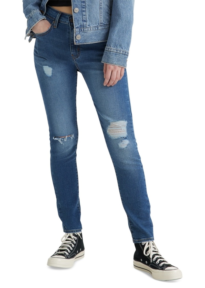 Levi's Women's 721 High-Rise Stretch Skinny Jeans - Straight Through