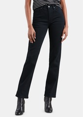 Levi's Women's 724 Straight-Leg Jeans - Soft Black