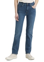 Levi's Women's 724 Straight-Leg Jeans in Short Length - Soft Black