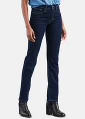 Levi's Women's 724 Straight-Leg Jeans in Short Length - Soft Black