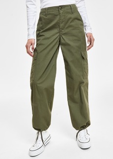 Levi's Women's '94 Baggy Cotton High Rise Cargo Pants in Long Length - Army Green