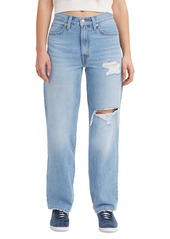 Levi's Women's Mid Rise Cotton 94 Baggy Jeans - Indigo Worn