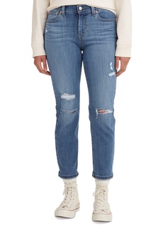 Levi's Women's Relaxed Boyfriend Tapered-Leg Jeans - Lapis Holiday