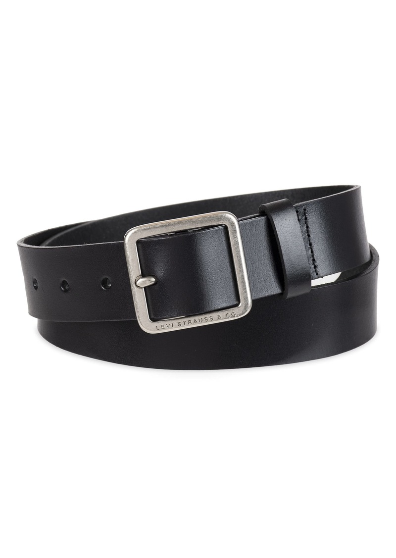 Levi's Women's Casual Square Center Bar Buckle Belt