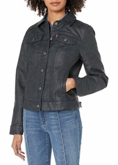 Levi's Women's Classic Faux Leather Trucker's Jacket
