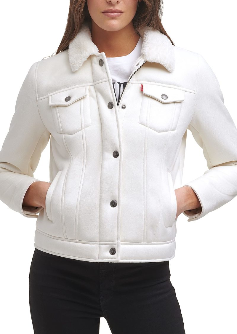 Levi's Women's Classic Sherpa Lined Trucker Jacket (Standard & Plus Sizes)