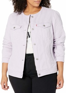 Levi's Women's Collarless Cotton Trucker Jacket (Standard and Plus Sizes)