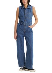 Levi's Women's Cotton Button-Front Sleeveless Jumpsuit - Mastermind