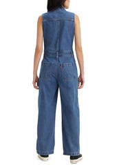 Levi's Women's Cotton Button-Front Sleeveless Jumpsuit - Mastermind