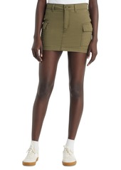 Levi's Women's Cotton Cargo-Pocket Mid-Rise Mini Skirt - No Regrets