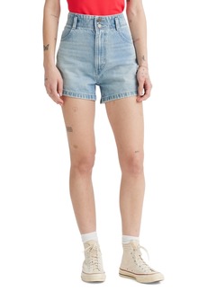 Levi's Women's Cotton High-Rise Mom Shorts - Light Touch