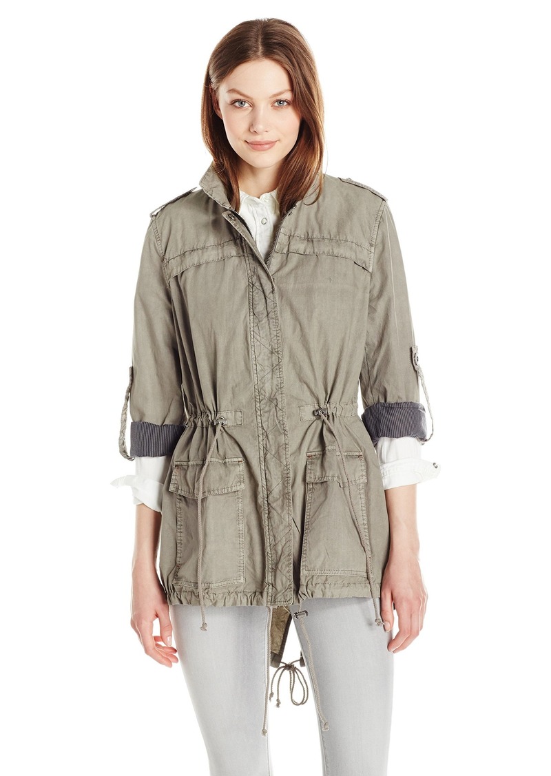 levi's women's lightweight cotton hooded anorak