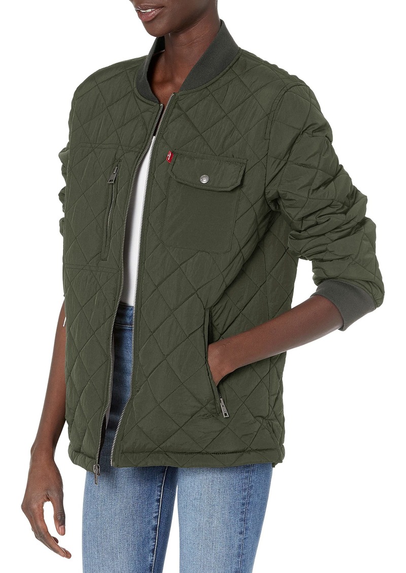 Levi's Levi's Women's Diamond Quilted Oversized Nylon Jacket S | Outerwear